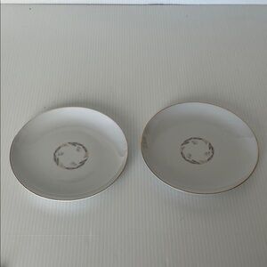 Set of 2 Vintage Kaysons Fine China Bread /Dessert Plates